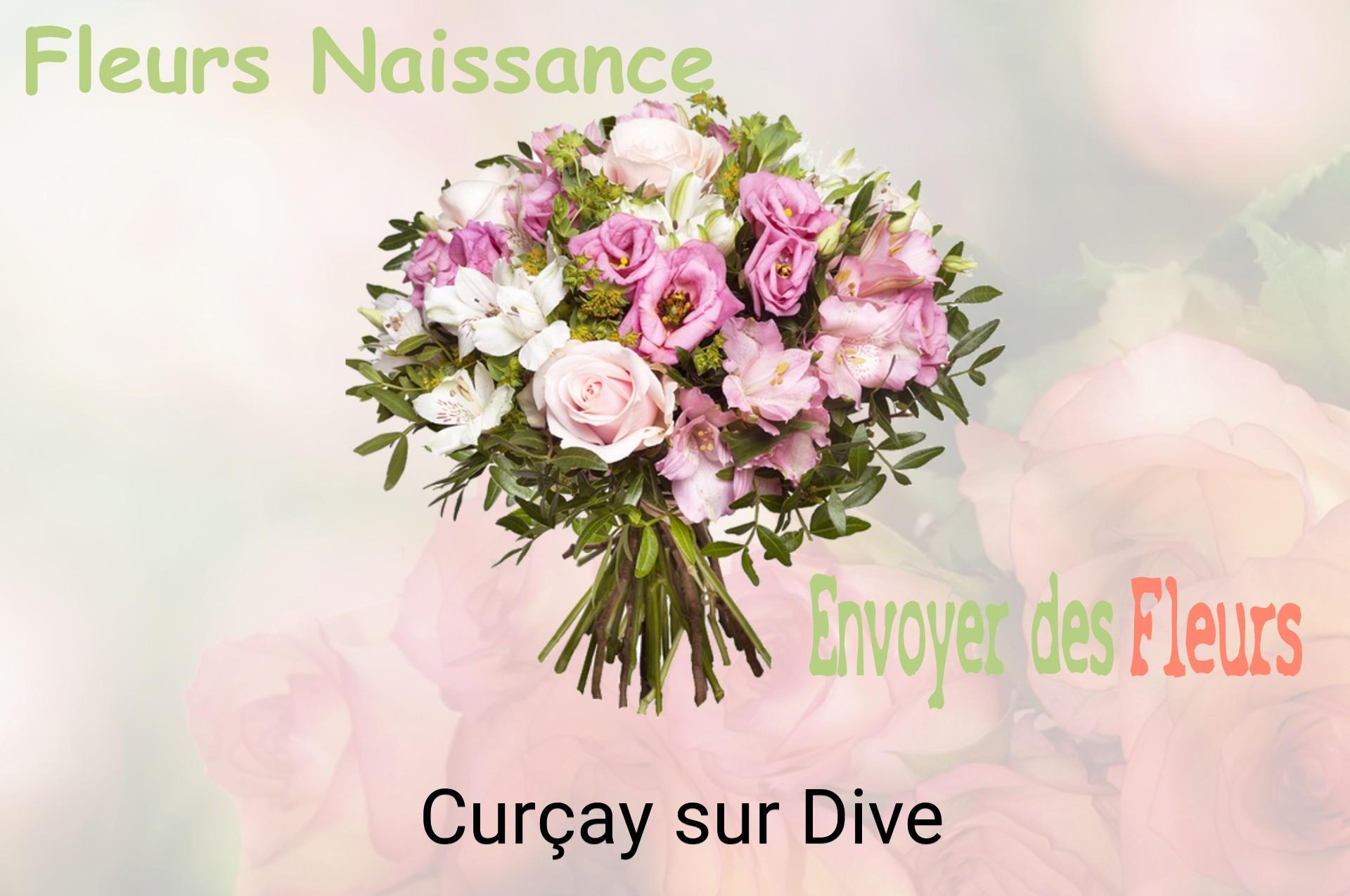 Bouquet de fleurs de naissance livré à Curçay-sur-Dive